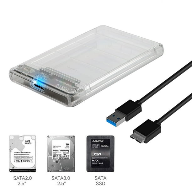 HDD Enclosure 2.5" Inch Sata USB 3.0 Hard Drive HDD Case External Laptop